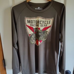 Solar Gear Performance Equipment Long sleeve men/women shirt Small Green/Brown